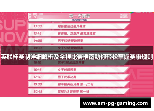 英联杯赛制详细解析及全程比赛指南助你轻松掌握赛事规则 英联杯赛制详细解析及全程比赛指南助你轻松掌握赛事规则