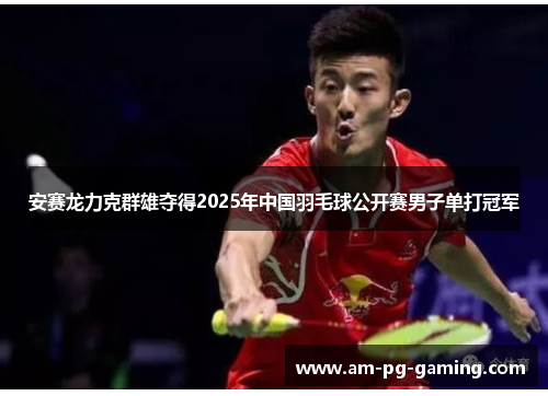 安赛龙力克群雄夺得2025年中国羽毛球公开赛男子单打冠军 安赛龙力克群雄夺得2025年中国羽毛球公开赛男子单打冠军